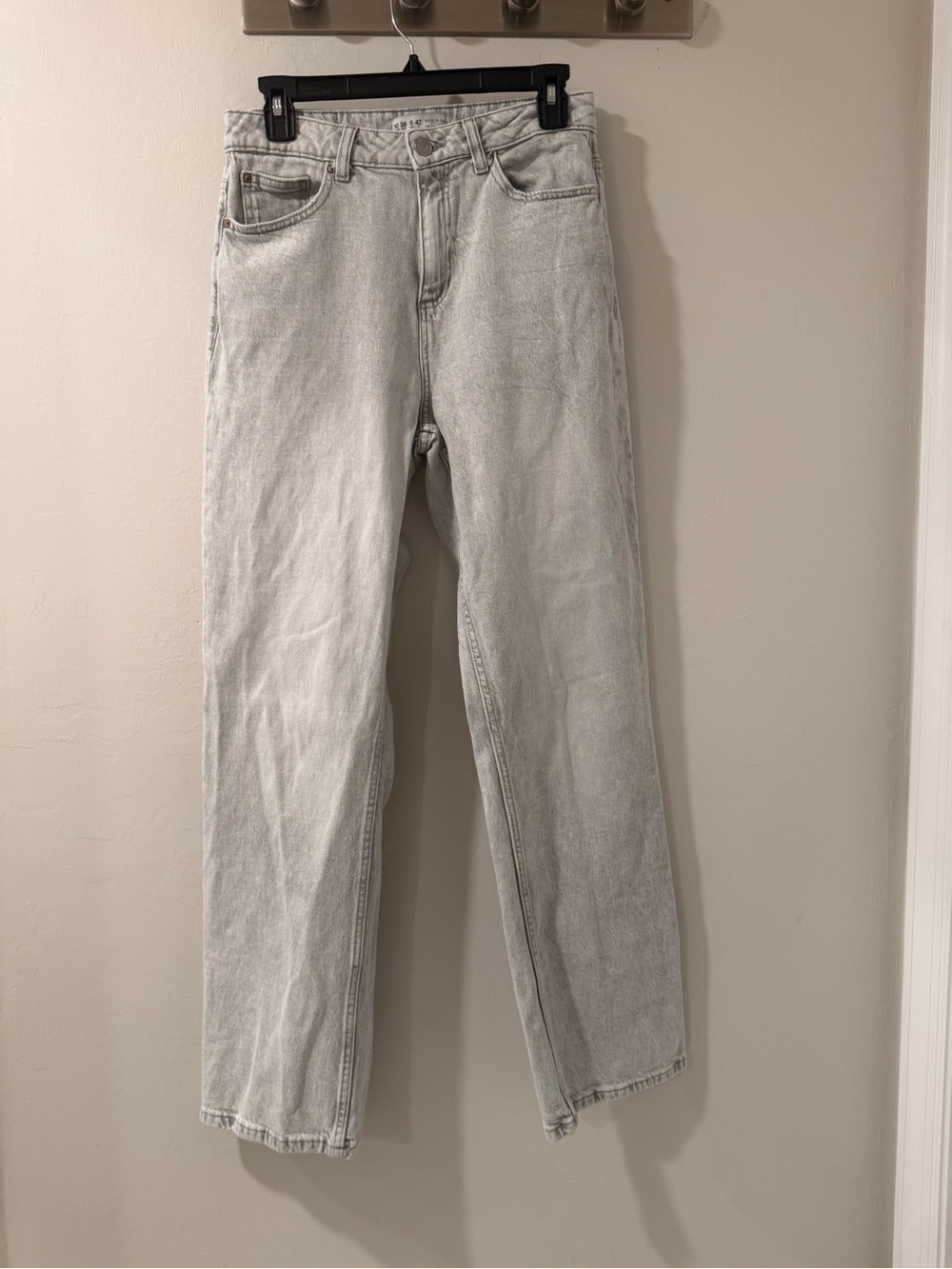 Primark Light Gray Straight Women's Jeans